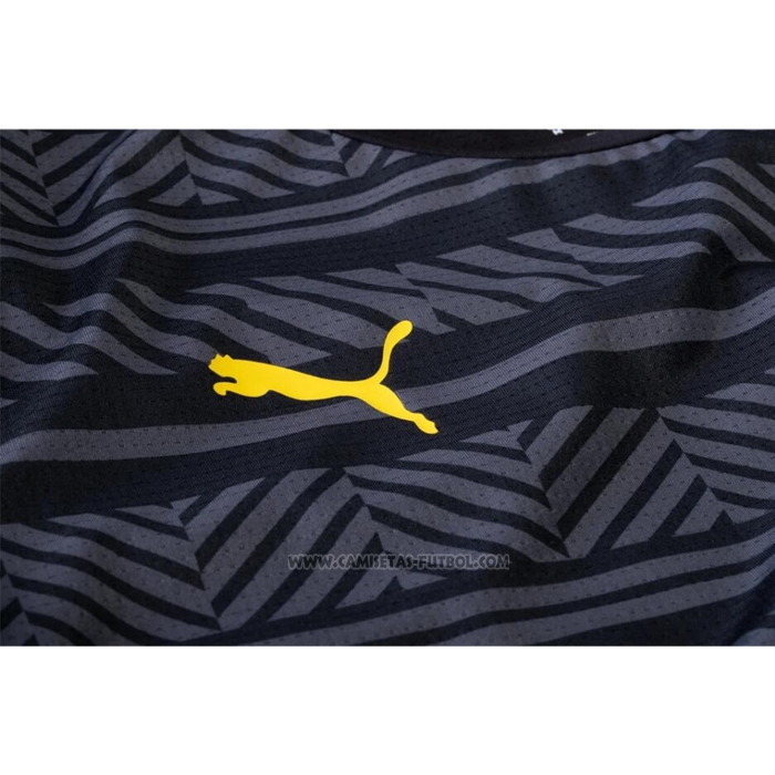Camiseta Pre Partido del Borussia Dortmund 2022 Negro